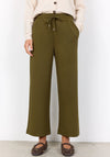 Soyaconcept Banu Straight Leg Jersey Trousers, Green