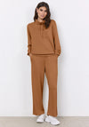 Soyaconcept Wide Leg Joggers, Tan