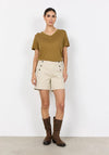Soyaconcept Emel V-Neck T-Shirt, Olive Green