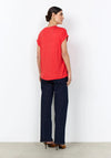 Soyaconcept V-Neckline T-Shirt, Red