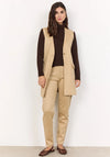 Soyaconcept Vikka Faux Suede Waistcoat, Tan