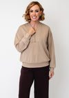 Soyaconcept Banu Quarter Zip Jumper, Beige