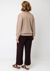 Soyaconcept Banu Quarter Zip Jumper, Beige