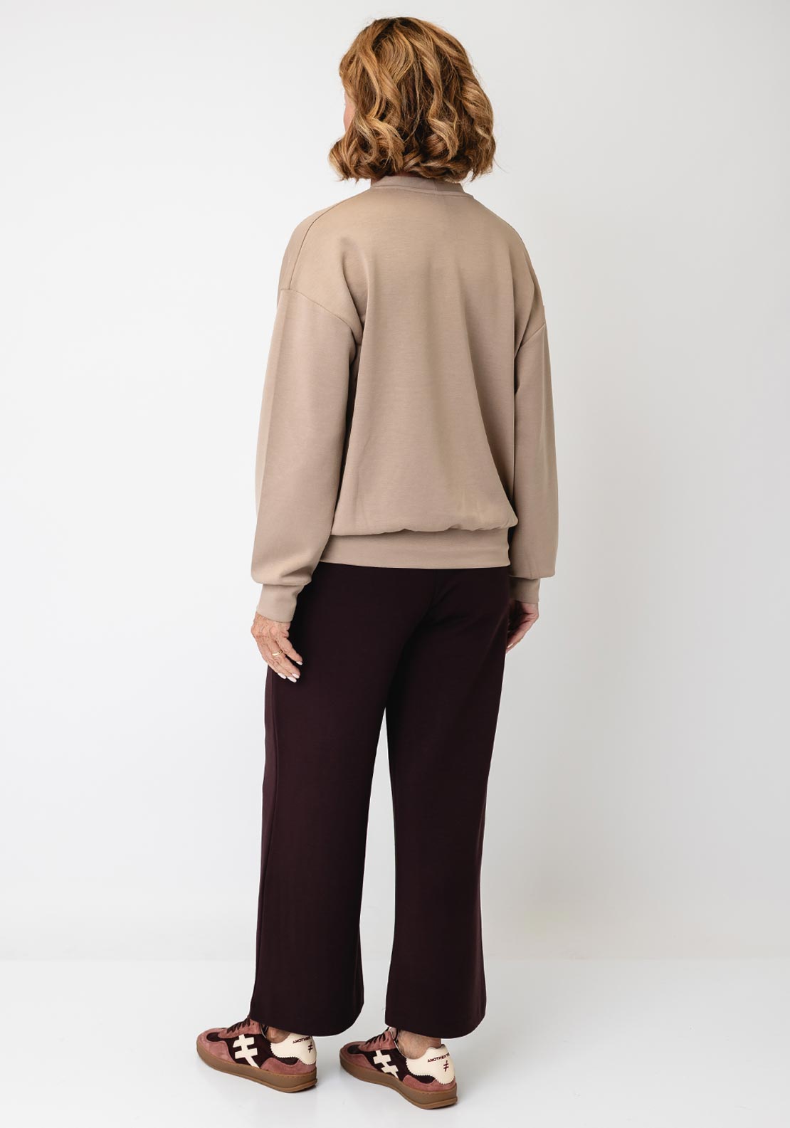 Soyaconcept Banu Quarter Zip Jumper, Beige
