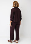 Soyaconcept Banu Quarter Zip Jumper, Wine