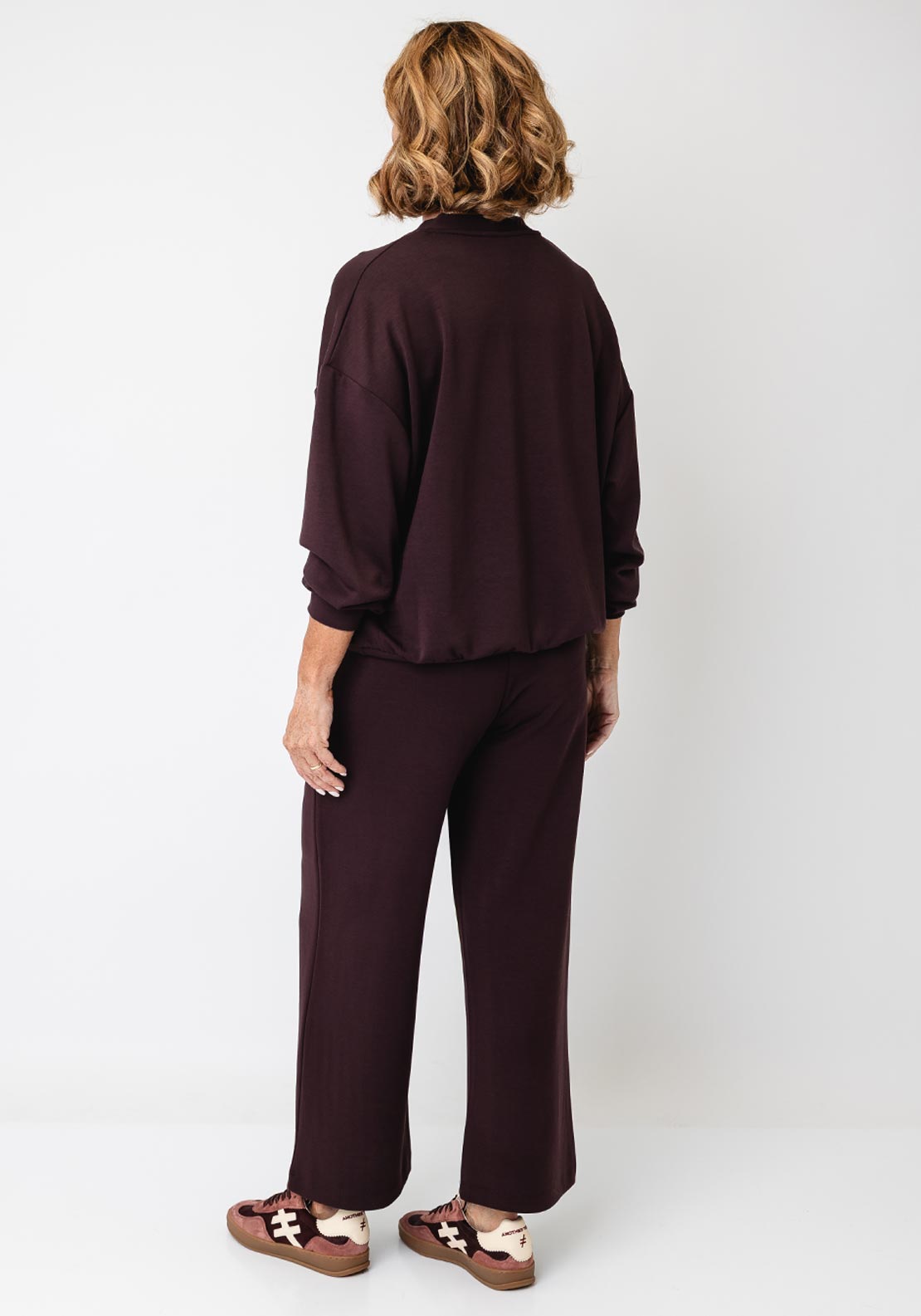 Soyaconcept Banu Quarter Zip Jumper, Wine