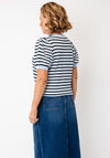 Soyaconcept Camila Striped Knit Top, Blue & Navy