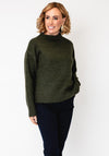 Soyaconcept Herla Mock Neck Jumper, Green