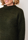 Soyaconcept Herla Mock Neck Jumper, Green