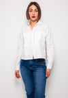 Soyaconcept Netti Cropped Shirt, White