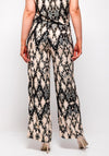 Soyaconcept Pontida Printed Wide Leg Trousers, Green