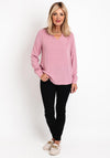 Soyaconcept Radia V-Neck Lightweight Blouse, Rose