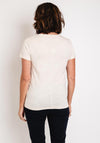 Soyaconcept Babette Graphic Cotton T-Shirt, Beige