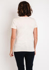 Soyaconcept Babette Graphic Print Cotton T-Shirt, Beige