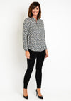 Soyaconcept Tamra Lightweight Flower Print Shirt, Grey