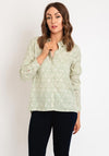 Soyaconcept Diva Greek Key Inspired Shirt, Green
