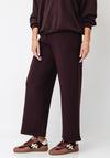 Soyaconcept Banu Wide Leg Joggers, Wine