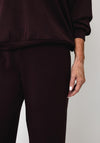Soyaconcept Banu Wide Leg Joggers, Wine