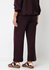 Soyaconcept Banu Wide Leg Joggers, Wine