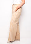 Soyaconcept Saya Striped Side Trousers, Beige