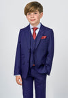 Spagnolo Boys 3 Piece Communion Suit, Navy