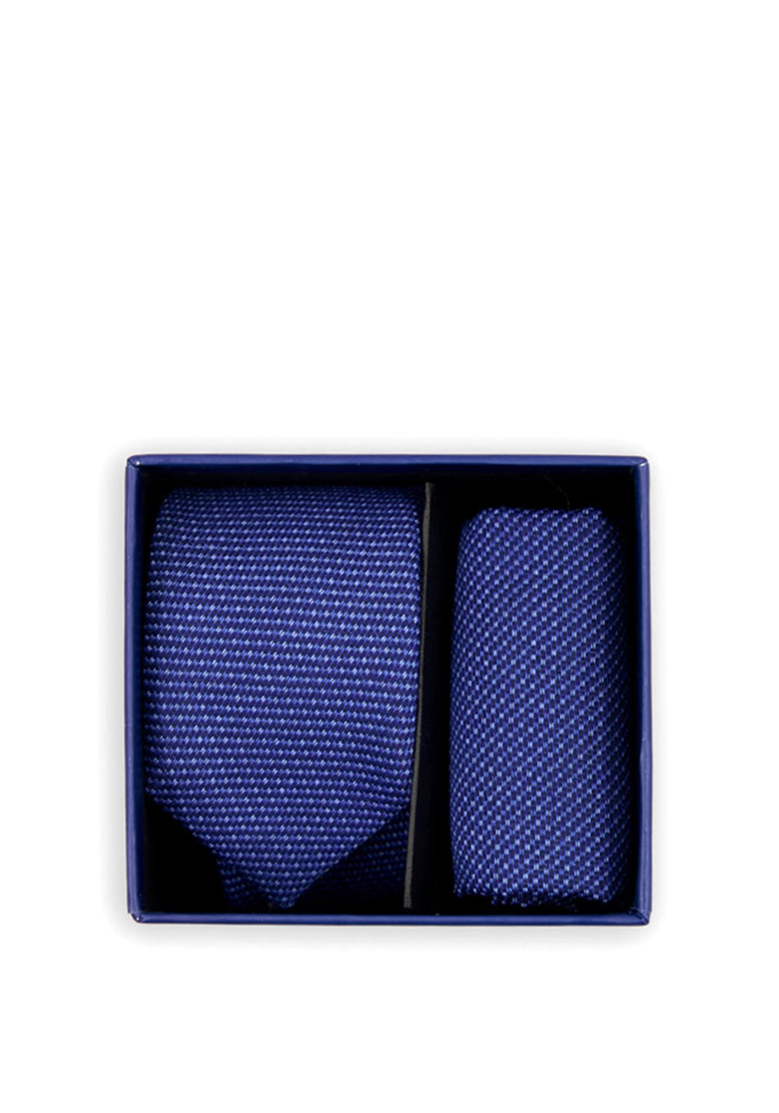 Spagnolo Boys Tie and Pocket Square Set, Blue