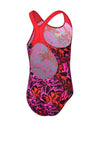 Speedo Girls Print Splashback Swimsuit, Multi