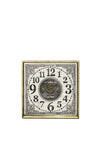 Fern Cottage Square Mirrored Wall Clock