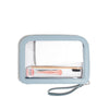 Stackers Set of 3 Travel Pouch Set, Dusty Blue & White