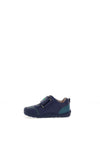 Start Rite Baby Boy Dino Foot Leather Shoe, Navy