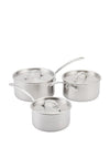 Stellar Eclipse 3 Piece Saucepan Set