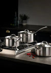 Stellar Eclipse 3 Piece Saucepan Set