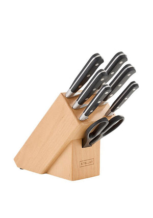 Stellar Classic 7 Piece Knife Block Set