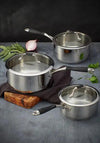 Stellar James Martin 3 Piece Saucepan Set