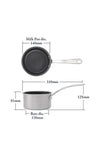 Stellar Eclipse 14cm Non-Stick Milk Pan, 1L