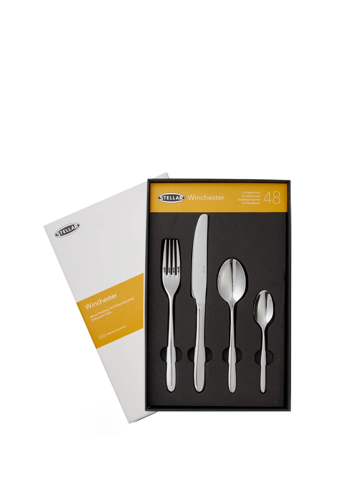 STELLAR WINCHESTER 48 PIECE CUTLERY SET