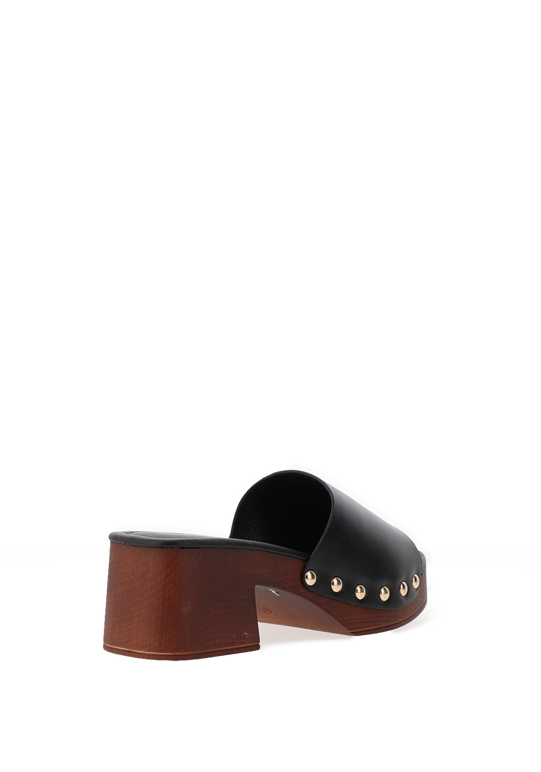 Zen Collection Mid Heeled Clog Sandals, Black
