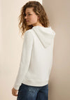 Cecil Embroidered Quote Hoodie, White