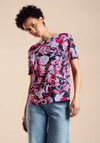Street One Floral Printed T-Shirt, Magnolia Pink