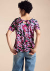 Street One Floral Printed T-Shirt, Magnolia Pink