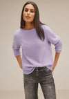 Street One Fluffy Knit Sweater, Soft Pure Lilac