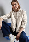 Street One Onion Quilt Jacket, Cream