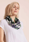 Street One Print Loop Scarf, Cool Vintage Green