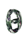 Street One Print Loop Scarf, Cool Vintage Green