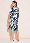 Street One Print Muslin Midi Shirt Dress, Off-White