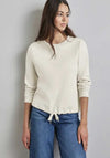 Street One Drawstring Sweatshirt, Light Beige