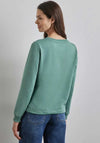 Street One Drawstring Sweatshirt, Green