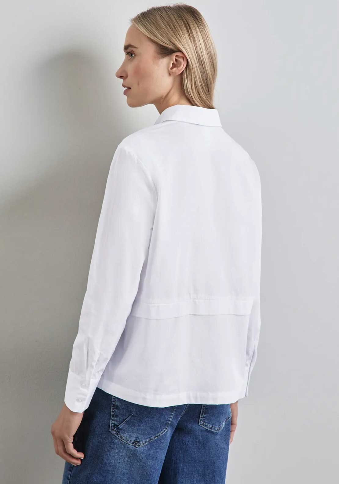 Street One Button Up Shirt, White
