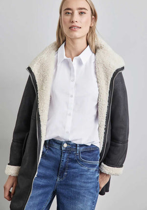 Street One Button Up Shirt, White