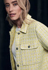 Street One Boucle Buttoned Jacket, Yellow